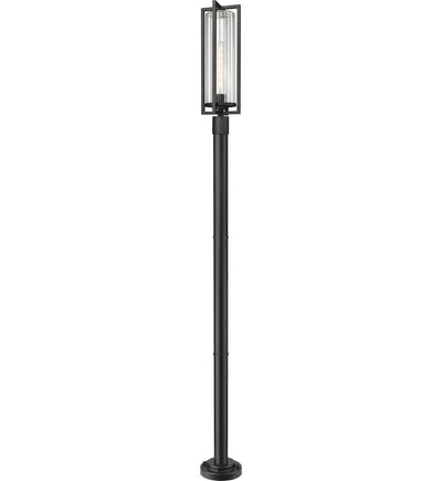 Z-Lite - 5013PHBR-5012P-BK - Aura 99.5" Outdoor Post Light