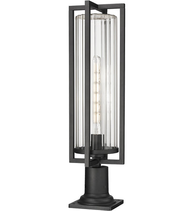 Z-Lite - 5013PHBR-533PM-BK - Aura 27.75" Outdoor Pier Mount