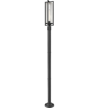 Z-Lite - 5013PHBR-567P-BK - Aura 99.5" Outdoor Post Light