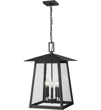 Z-Lite - 5015CHXL-BK - Rainer 15.5" Outdoor Pendant