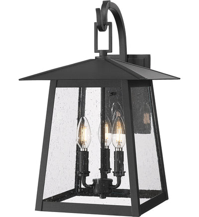 Z-Lite - 5015M-BK - Rainer 19" Outdoor Wall Sconce