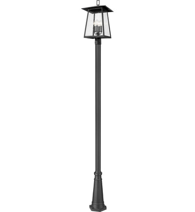 Z-Lite - 5015PHBR-519P-BK - Rainer 118.25" Outdoor Post Light