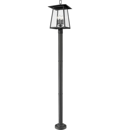 Z-Lite - 5015PHBR-567P-BK - Rainer 98" Outdoor Post Light