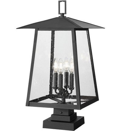 Z-Lite - 5015PHBS-SQPM-BK - Rainer 25.25" Outdoor Pier Mount