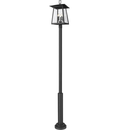 Z-Lite - 5015PHXLR-5010P-BK - Rainer 122" Outdoor Post Light