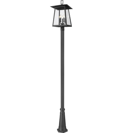 Z-Lite - 5015PHXLR-519P-BK - Rainer 121.5" Outdoor Post Light