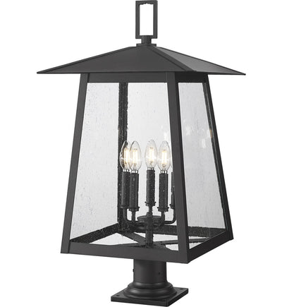 Z-Lite - 5015PHXLR-533PM-BK - Rainer 29.5" Outdoor Pier Mount