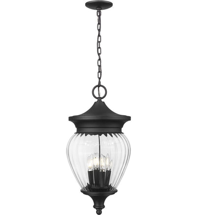 Z-Lite - 5016CHB-BK - Davina 12" Outdoor Pendant