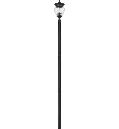 Z-Lite - 5016PHBR-5009P120-BK - Davina 143.25" Outdoor Post Light