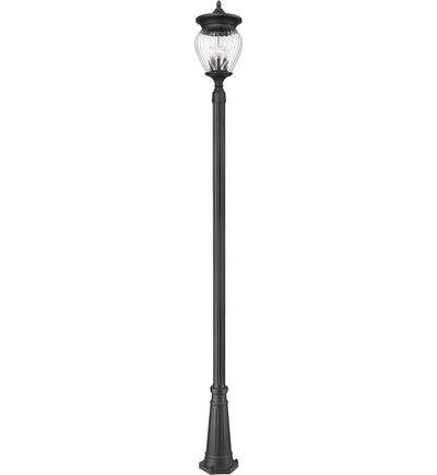 Z-Lite - 5016PHBR-519P-BK - Davina 119.25" Outdoor Post Light