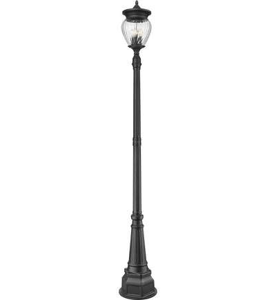 Z-Lite - 5016PHBR-564P-BK - Davina 107.25" Outdoor Post Light