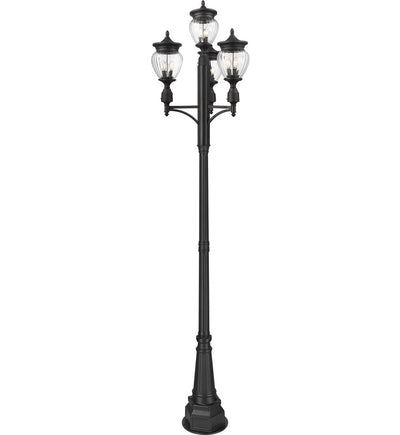 Z-Lite - 5016PHMR-4-564P-BK - Davina 125.75" Outdoor Post Light