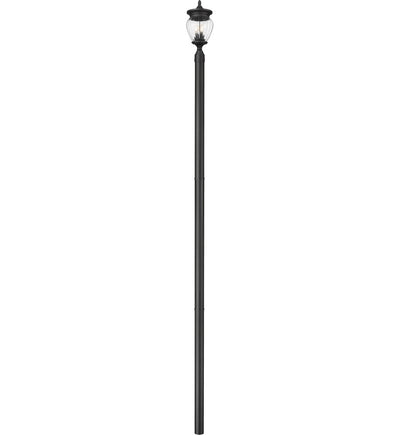 Z-Lite - 5016PHMR-5009P120-BK - Davina 138.25" Outdoor Post Light