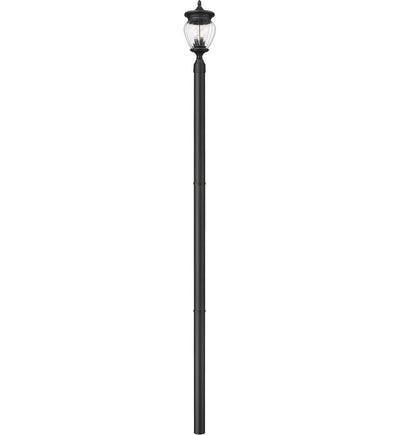 Z-Lite - 5016PHMR-5009P96-BK - Davina 114.25" Outdoor Post Light
