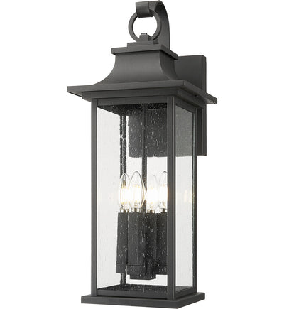 Z-Lite - 5017B-BK - Tiberius 24" Outdoor Sconce