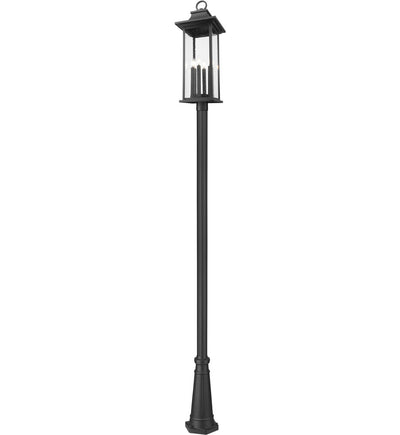 Z-Lite - 5017PHXLR-519P-BK - Tiberius 128.75" Outdoor Post Light