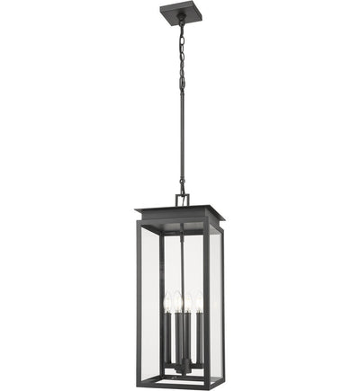 Z-Lite - 5018CHB-BK - Nova 10.5" Outdoor Ceiling Light