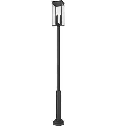 Z-Lite - 5018PHBR-5010P-BK - Nova 122.25" Outdoor Post Light