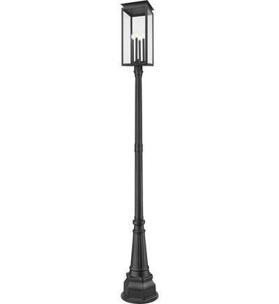 Z-Lite - 5018PHBR-564P-BK - Nova 109.5" Outdoor Post Light