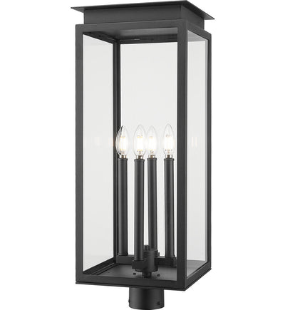 Z-Lite - 5018PHBR-BK - Nova 27.5" Outdoor Post Light