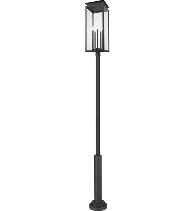 Z-Lite - 5018PHXLR-5010P-BK - Nova 129.75" Outdoor Post Light