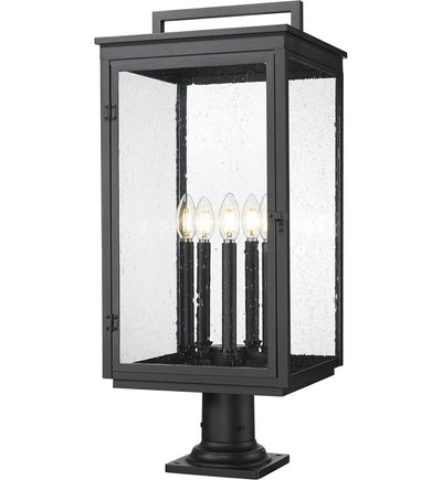 Z-Lite - 5019PHXLR-533PM-BK - Hartwell 28.75" Outdoor Pier Mount Light
