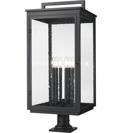 Z-Lite - 5019PHXXLR-533PM-BK - Hartwell 34.75" Outdoor Pier Mount Light