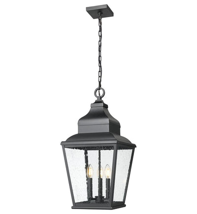 Z-Lite - 5029CHB-BK - Raphael 12-inch Outdoor Pendant