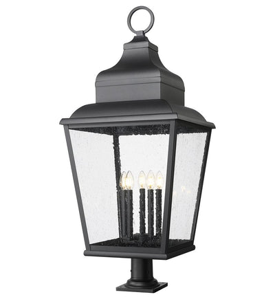 Z-Lite - 5029PHXXLR-533PM-BK - Raphael 42.75-inch Outdoor Pier Mounted Light