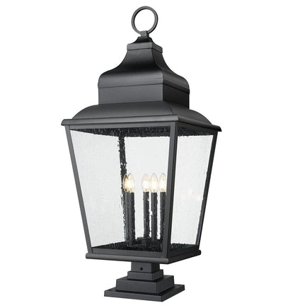 Z-Lite - 5029PHXXLS-LSQPM-BK - Raphael 42.75-inch Outdoor Pier Mounted Light