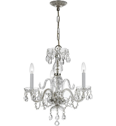 Crystorama - Traditional Crystal 16" Mini Chandelier