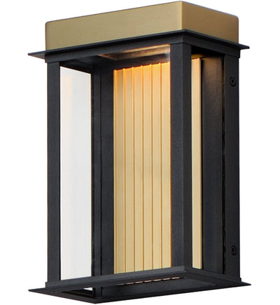 Maxim Lighting - 50752BKGLD - Rincon 10" Outdoor Sconce