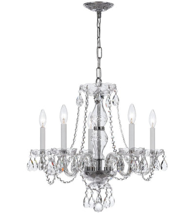 Crystorama - 5085-CH-CL-I - Traditional Crystal 21" Chandelier