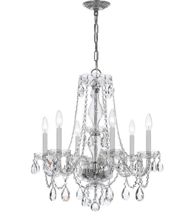 Crystorama - 5086-CH-CL-I - Traditional Crystal 23" Chandelier