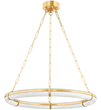 Hudson Valley - 5130-AGB - Sennett 30.5" Chandelier