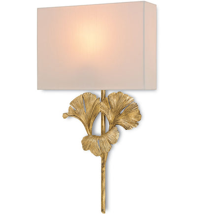 Currey & Company - 5178 - Gingko 25" Wall Sconce