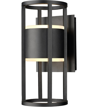 Z-Lite - 517S-BK-LED - Luca 12" Outdoor Wall Sconce