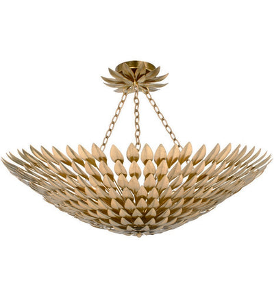 Crystorama - Broche 30" Semi Flush