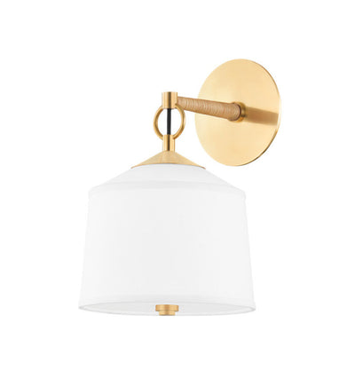 Hudson Valley - 5200-AGB - White Plains 13.5" Wall Sconce