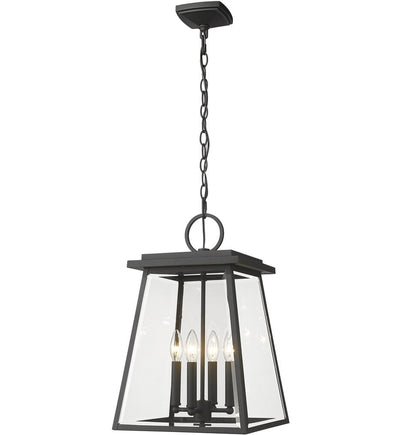 Z-Lite - 521CHB-BK - Broughton 12.5" Outdoor Pendant