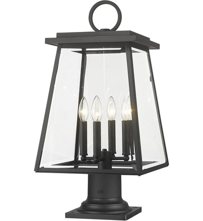 Z-Lite - 521PHBR-533PM-BK - Broughton 24.5" Pier Mount