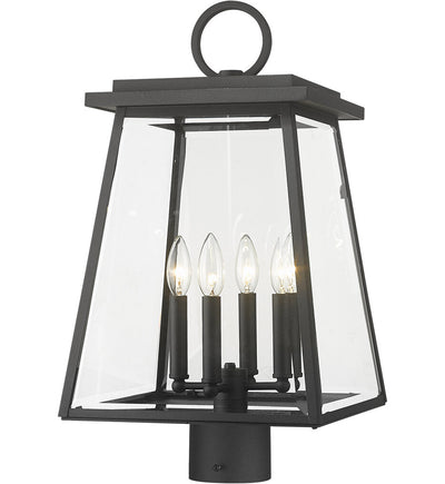 Z-Lite - 521PHBR-BK - Broughton 22.5" Post Mount