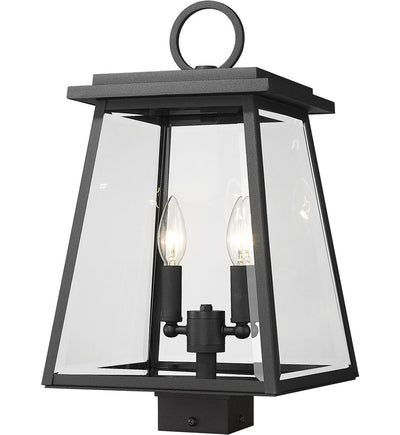 Z-Lite - 521PHMS-BK - Broughton 18.5" Post Mount