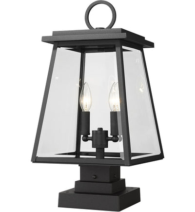 Z-Lite - 521PHMS-SQPM-BK - Broughton 21" Pier Mount