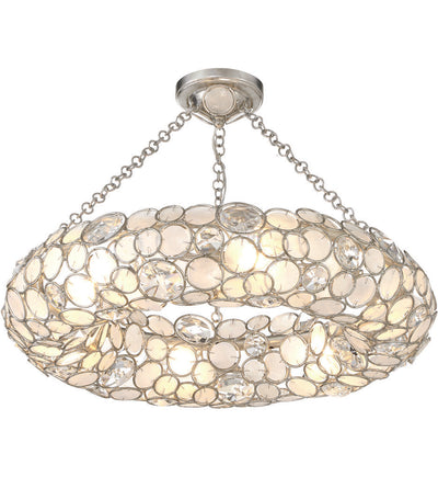 Crystorama - 525-SA_CEILING - Palla 24" Semi-Flush Mount