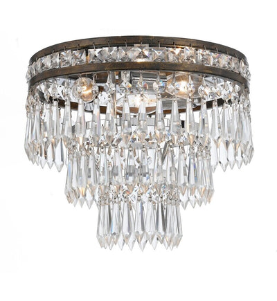 Crystorama - 5260-EB-CL-MWP - Mercer 12" Flush Mount