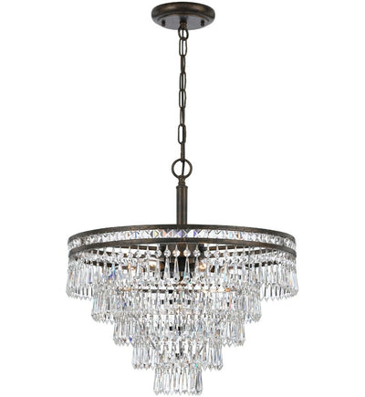 Crystorama - 5264-EB-CL-MWP - Mercer 20" Chandelier