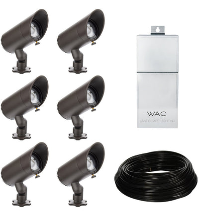 WAC Lighting - LED 12V Landscape Lighting Kit with Basic Accent Light