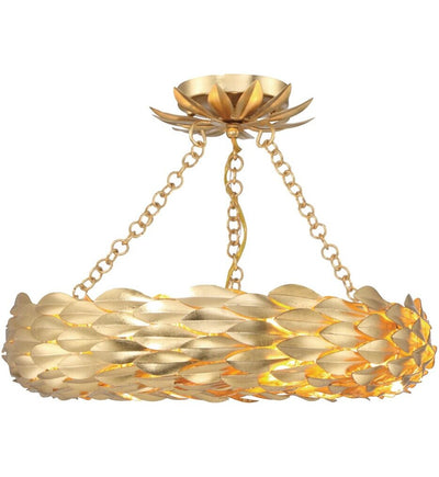 Crystorama - Broche 18" Semi-Flush Mount