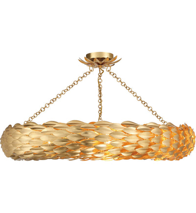 Crystorama - Broche 33.5" Semi Flush